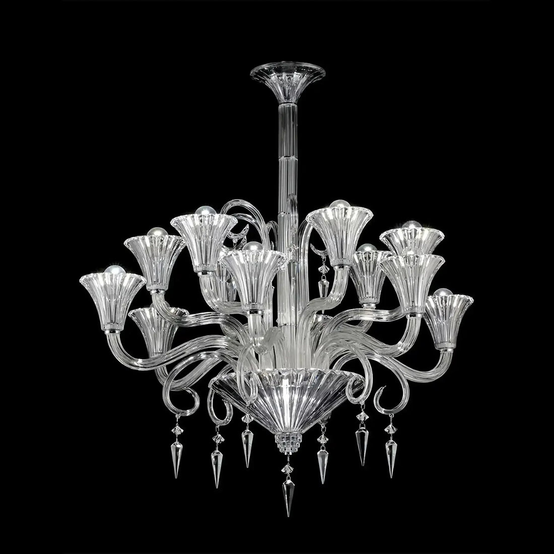 12 Lights Crystal Lighting - Blushlighting