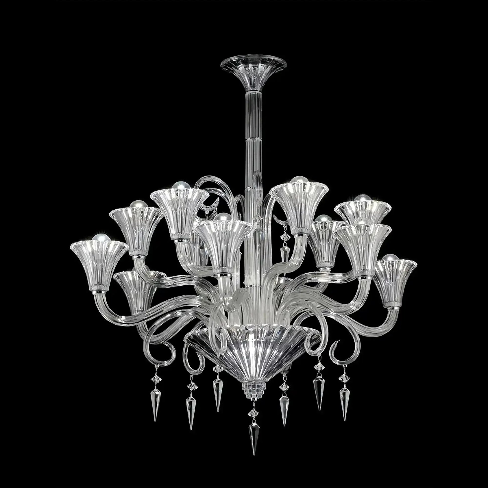 12 Lights Crystal Lighting - Blushlighting