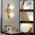Lowell Melange Elongated Alabaster Wall Sconce 10