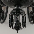 18 Lights Black Crystal Lighting - Blushlighting
