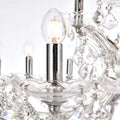 19TH Rococo Clear Royal Cut Crystal Round Chandelier 60