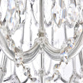 19TH Rococo Clear Royal Cut Crystal Round Chandelier 60