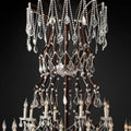 19TH Rococo Crystal Round Chandelier 101