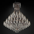 19TH Rococo Crystal Round Chandelier 101