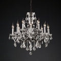 19TH Rococo Crystal Round Chandelier 28