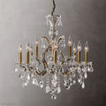 19TH Rococo Crystal Round Chandelier 28