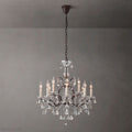 19TH Rococo Crystal Round Chandelier 28