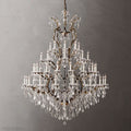 19TH Rococo Crystal Round Chandelier 60