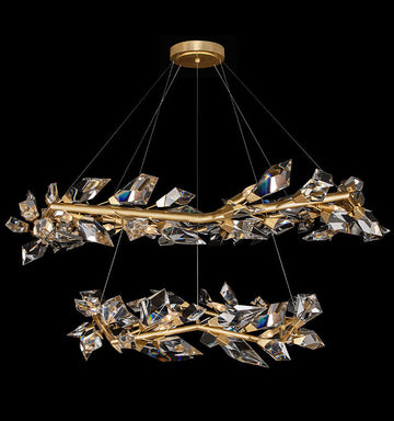 Addison 55" Round Crystal Chandelier