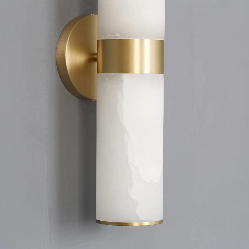 Modern Sutton Linear Alabaster Wall Sconce