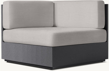 Marbella Aluminum Luxe Corner Chair （ Qty:2）