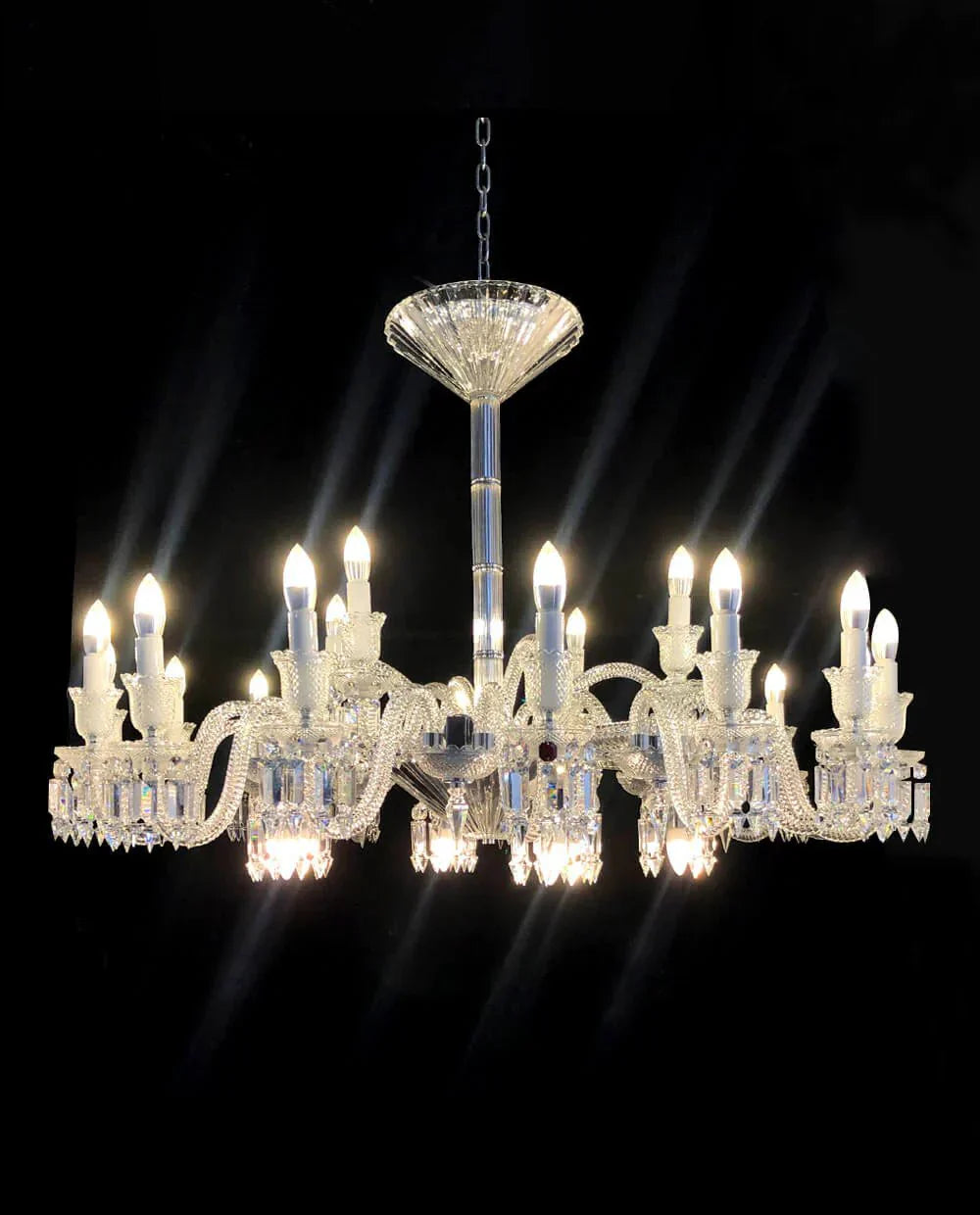 24 Lights Paris Chandelier High Quality Crystal Chandelier - Blushlighting