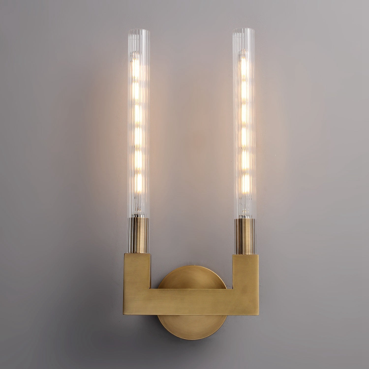 Candlestick Double Wall Sconce 18"H