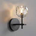 Boule Clear Crystal Double Ball Wall Sconce 9