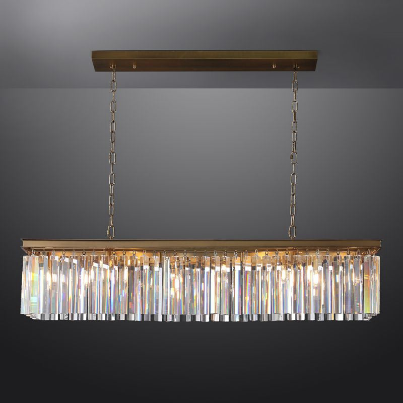 Odeon Rectangle Chandelier 49"