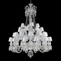 36 Lights Crystal Lighting with Lampshades - Blushlighting