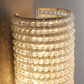 Halo Clear Crystal Beads Wall Sconce 21