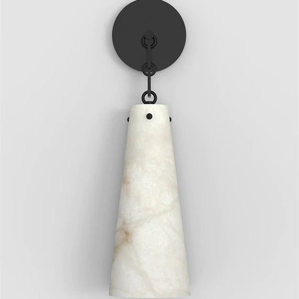 Steve Contemporary Alabaster Wall Sconce