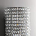 Halo Clear Crystal Beads Wall Sconce 36