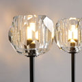 Boule Clear Crystal Double Ball Wall Sconce 28