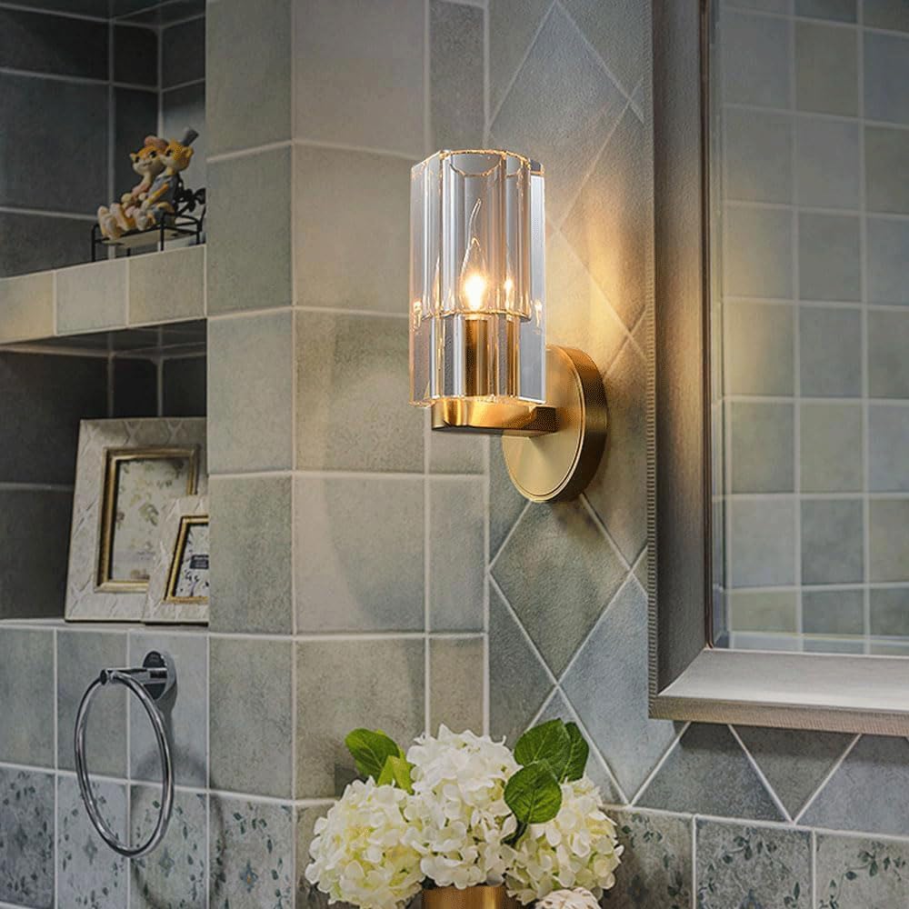 Arcachon Crystal Wall Sconce 9"H