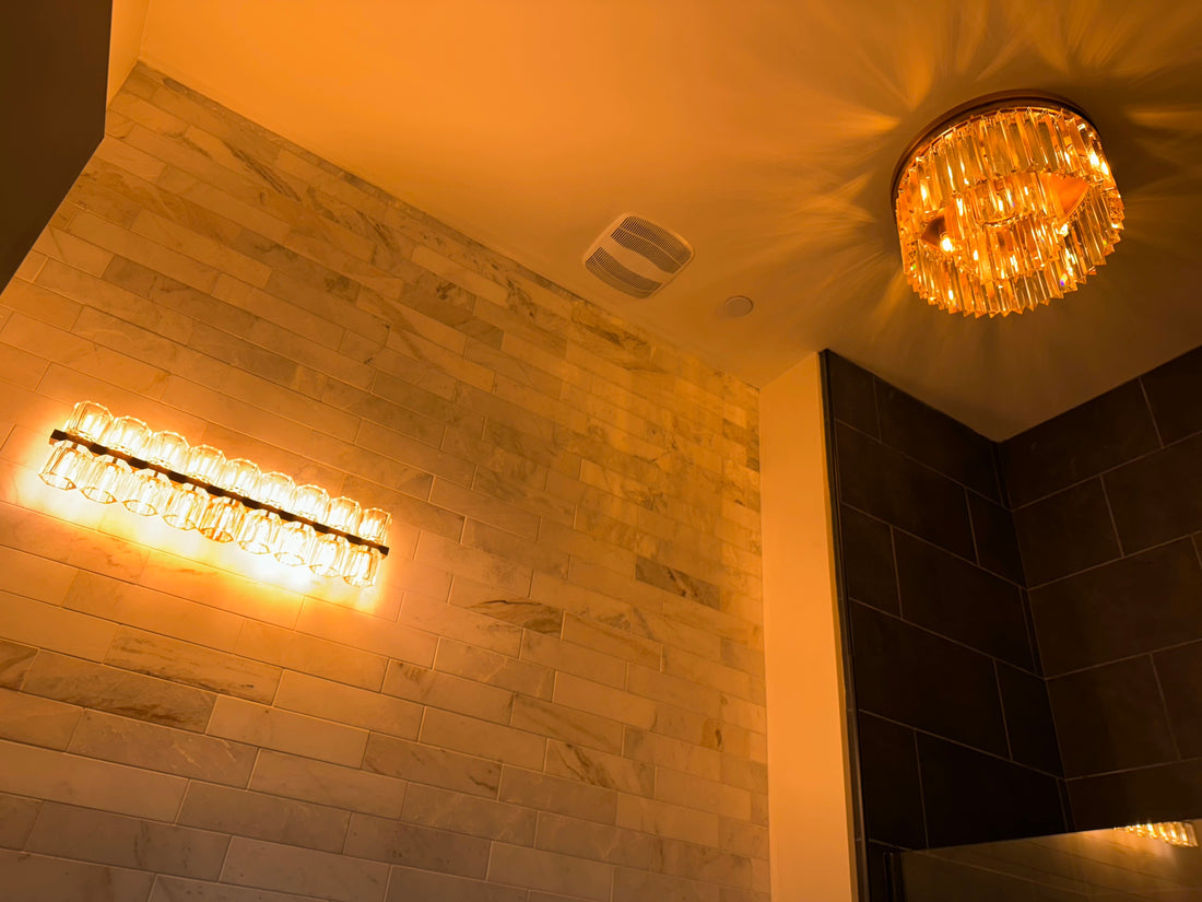 Arcachon Crystal Wall Sconce 26"W