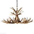 8 Light Reagan Tall Mule Deer Antler Chandelier 20