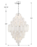 Addias Diamond Chandelier 49''H-Momo Lighting