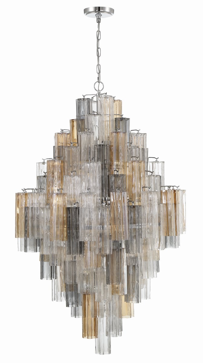 Addias Diamond Chandelier 49''H-Momo Lighting