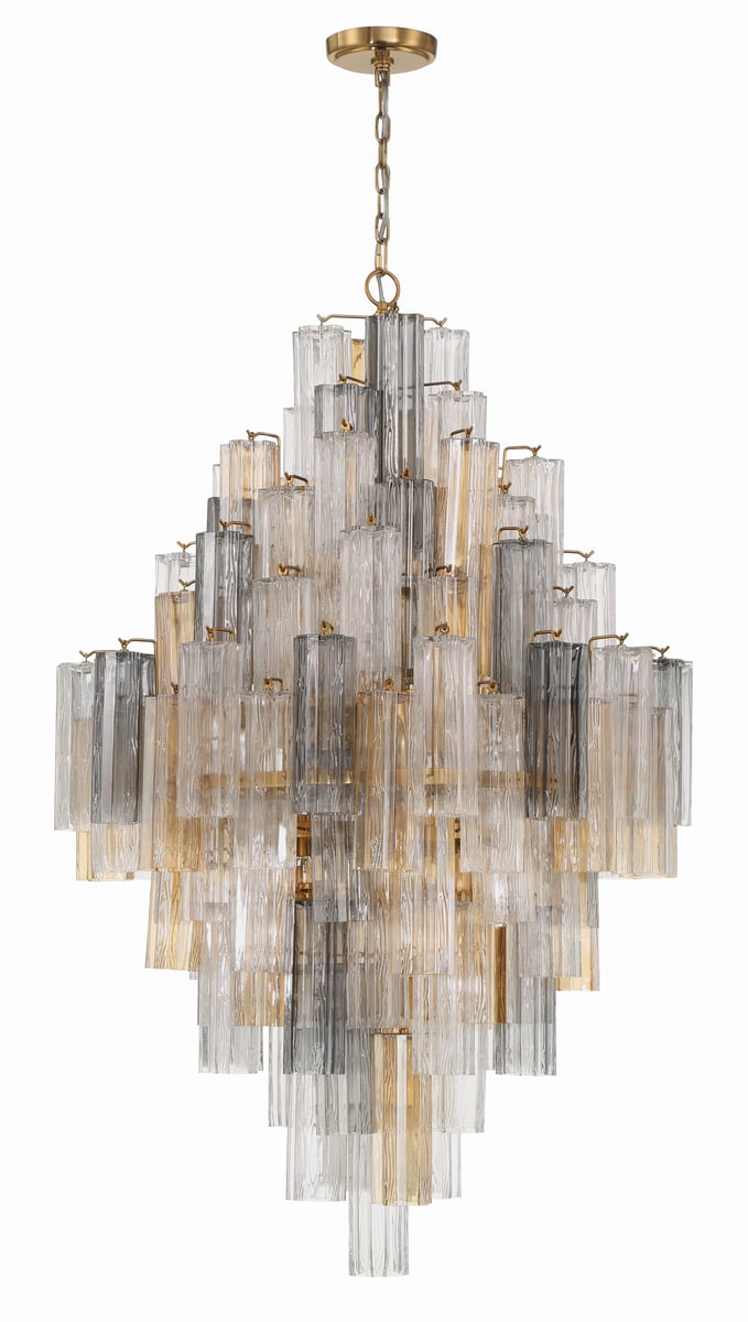 Addias Diamond Chandelier 49''H-Momo Lighting