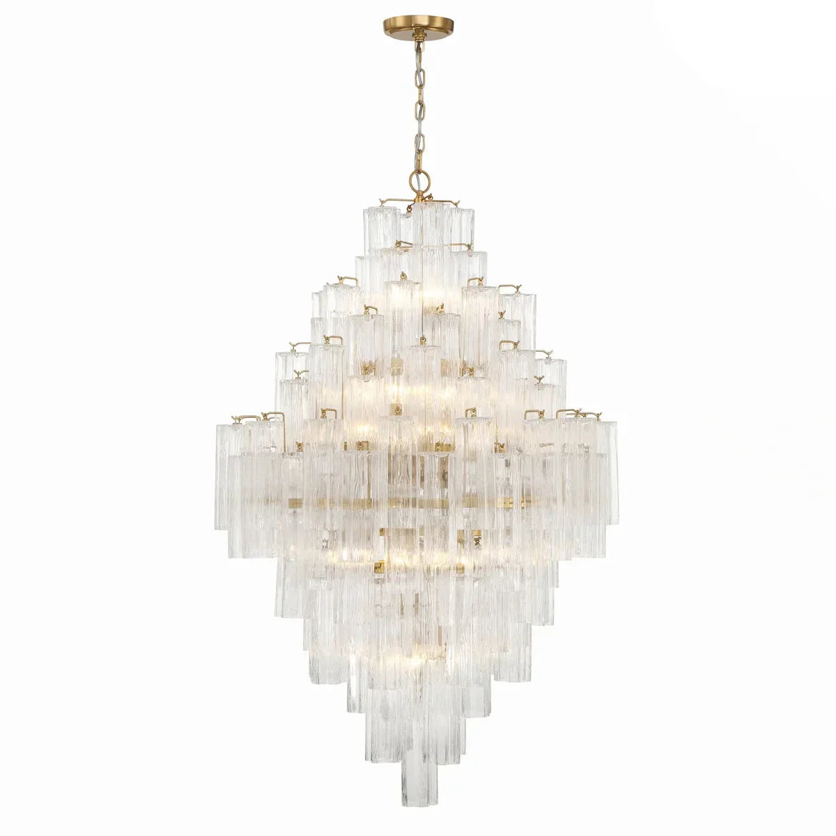 Addias Diamond Chandelier 49''H-Momo Lighting
