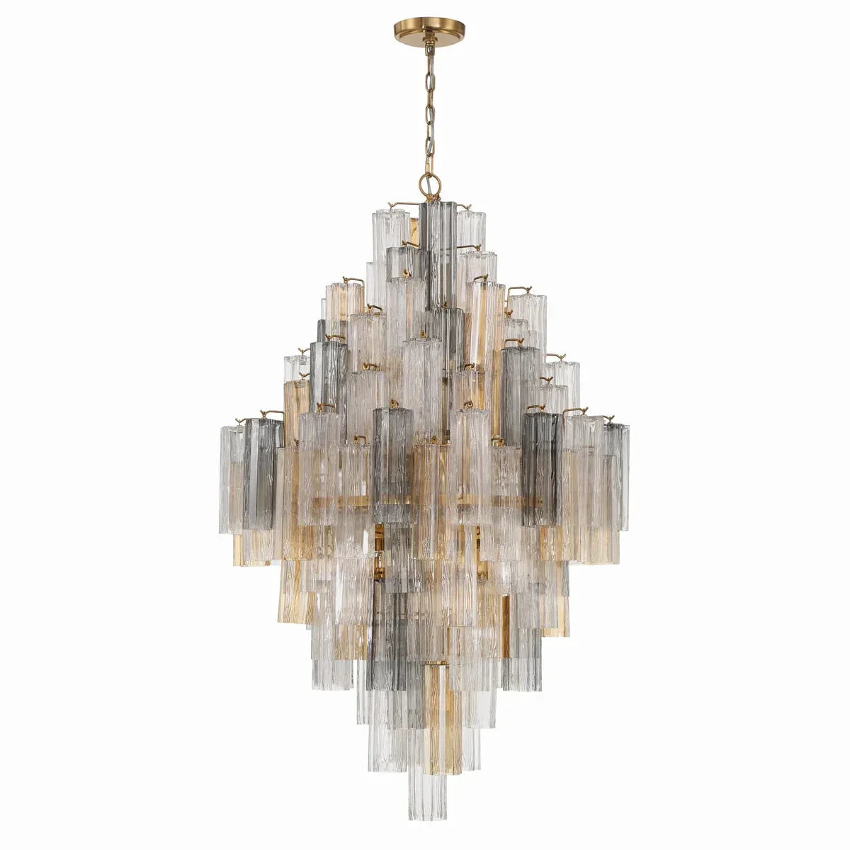 Addias Diamond Chandelier 49''H-Momo Lighting