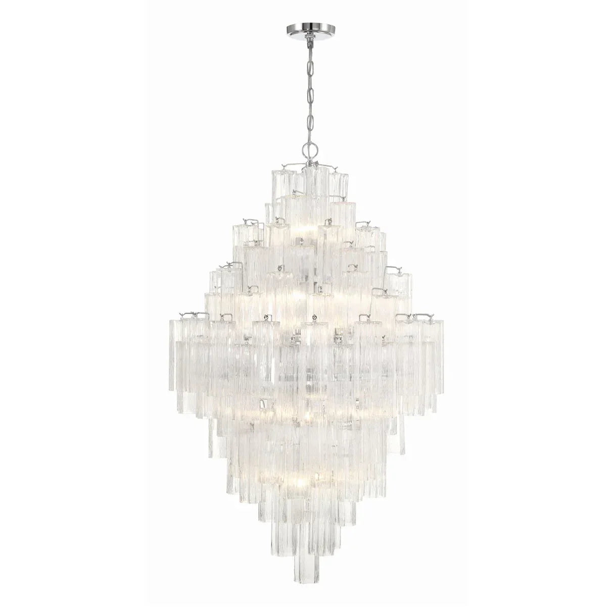 Addias Diamond Chandelier 49''H-Momo Lighting
