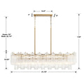 Addias Linear Chandelier 51''-Momo Lighting