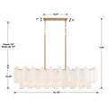 Addias Linear Chandelier 51''-Momo Lighting