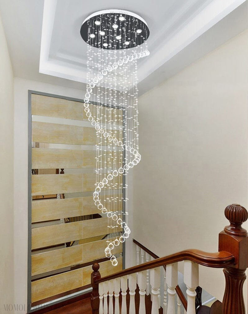 Addle Crystal Chandelier 19"D-Momo Lighting