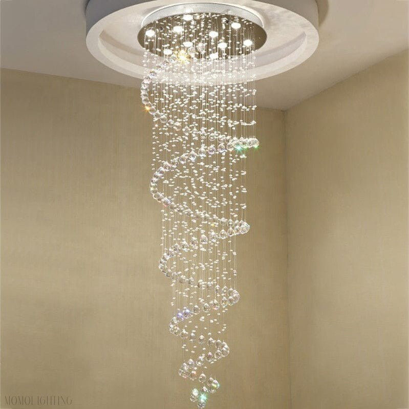 Addle Crystal Chandelier 19"D-Momo Lighting