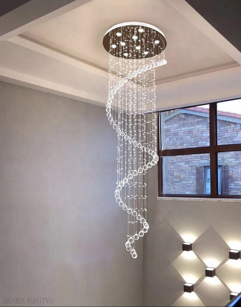 Addle Crystal Chandelier 19"D-Momo Lighting