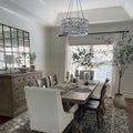Adeline Crystal Round Chandelier-Momo Lighting
