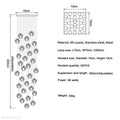 Adonis Suspension Water Drop Chandelier 43-Light-Momo Lighting