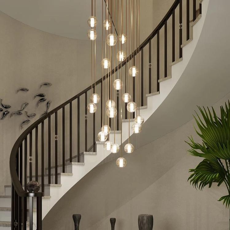Adonis Suspension Water Drop Chandelier 43-Light-Momo Lighting