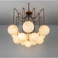 Alabaster Ball Chandelier-Momo Lighting