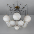 Alabaster Ball Chandelier-Momo Lighting