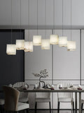 Alabaster Cubic Linear Chandelier-Momo Lighting