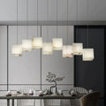 Alabaster Cubic Rectangular Chandelier-Momo Lighting