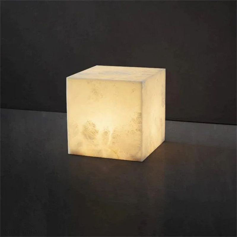 Alabaster Cubic Rectangular Chandelier-Momo Lighting