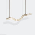 Alabaster Curved Chandelier