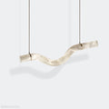 Alabaster Curved Chandelier-Momo Lighting