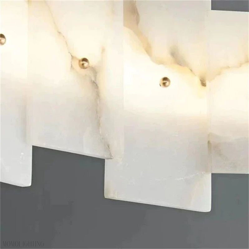 Alabaster Glo Modern Chandelier-Momo Lighting