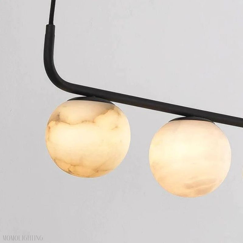 Alabaster Global Linear Chandelier L40"-Momo Lighting